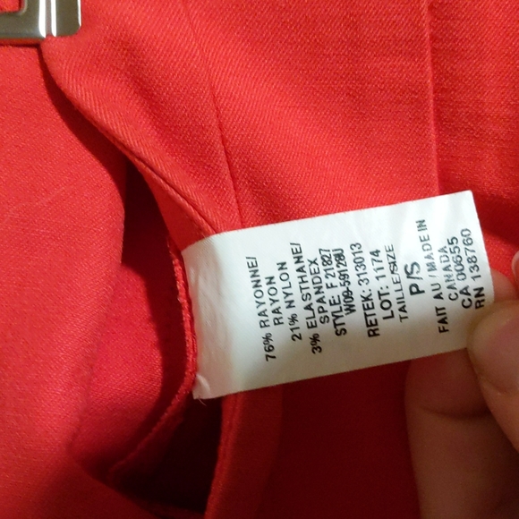 Orange Capri Pants - Picture 3 of 3